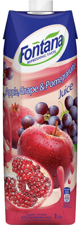 Apple, Grape & Pomegranate Juice 100%